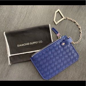 Diamond Supply card wallet with chain